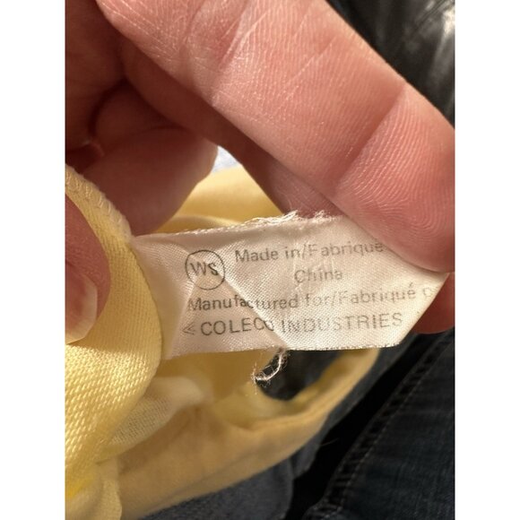 Cabbage Patch Kids Preemie Yellow Sailboat Overalls Jumper Vtg 1984 Smooth - Picture 7 of 8